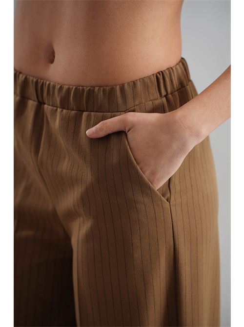 Pantalone gessato 1 One | GG0041CAMMELLO